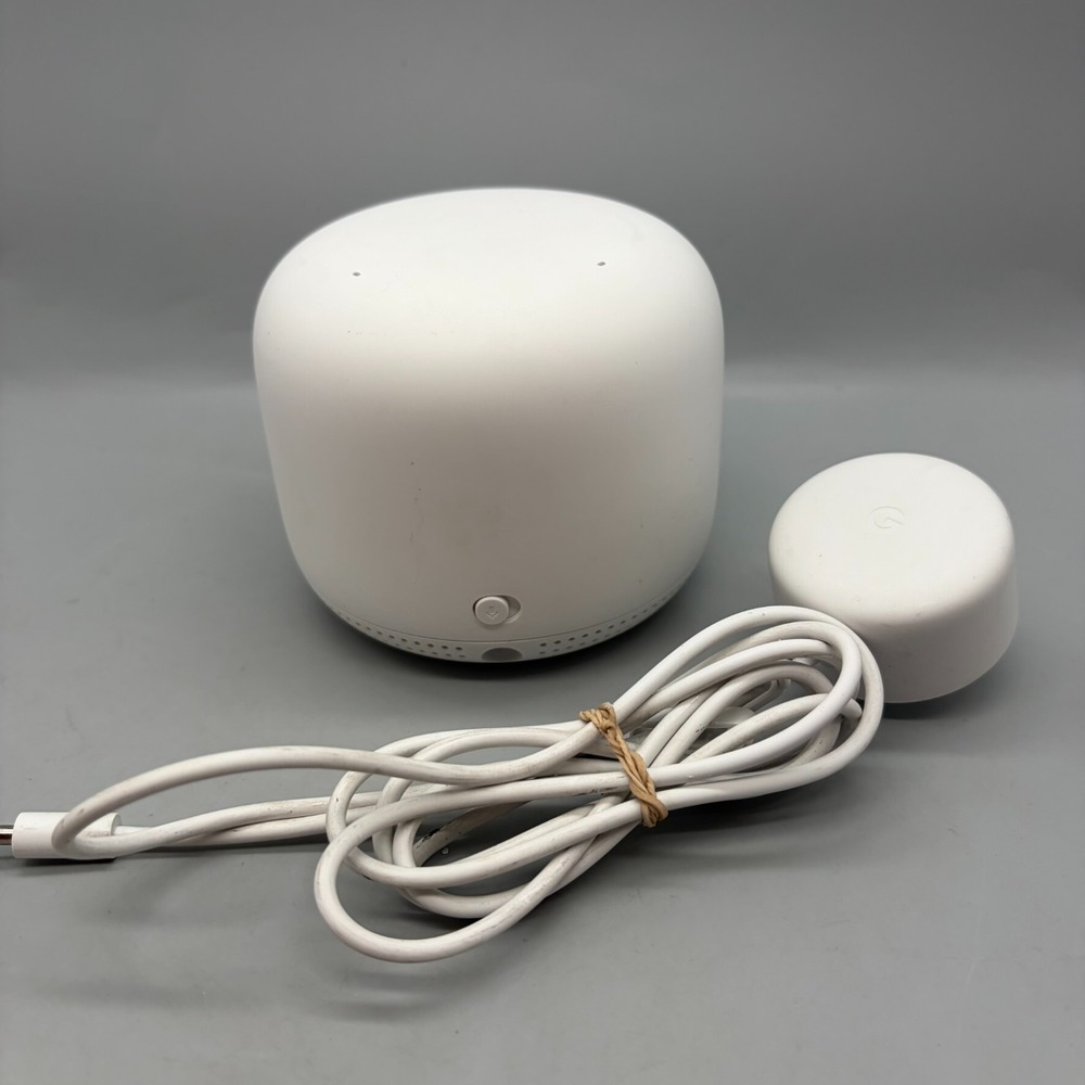Google Nest WiFi Point Mesh Extender (H2E) & Power Cord
